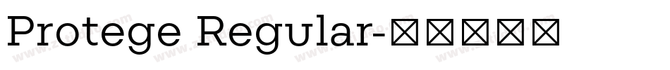 Protege Regular字体转换